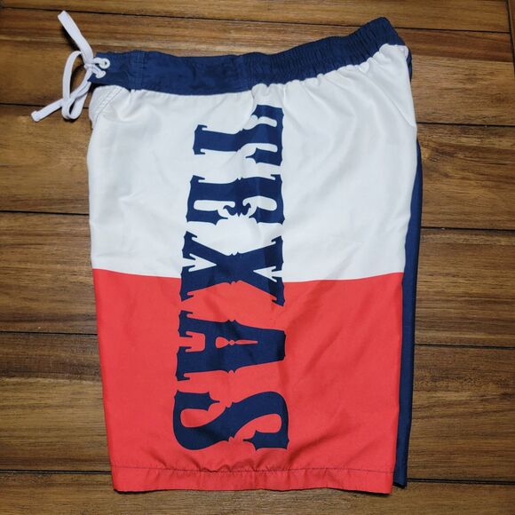 World Calhoun Swim Trunks Texas Flag "Texas" - Size Large - Picture 2 of 6